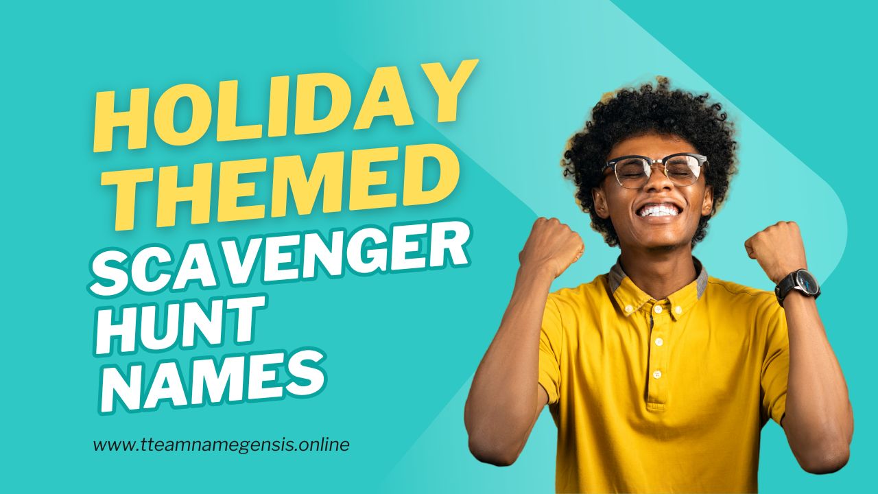 Holiday-Themed Scavenger Hunt Names