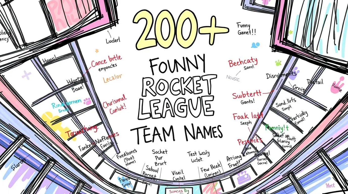 200+ Funny Rocket League Team Names